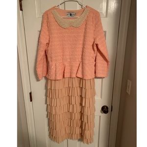 Dainty Jewell’s Peach/Pink Dress